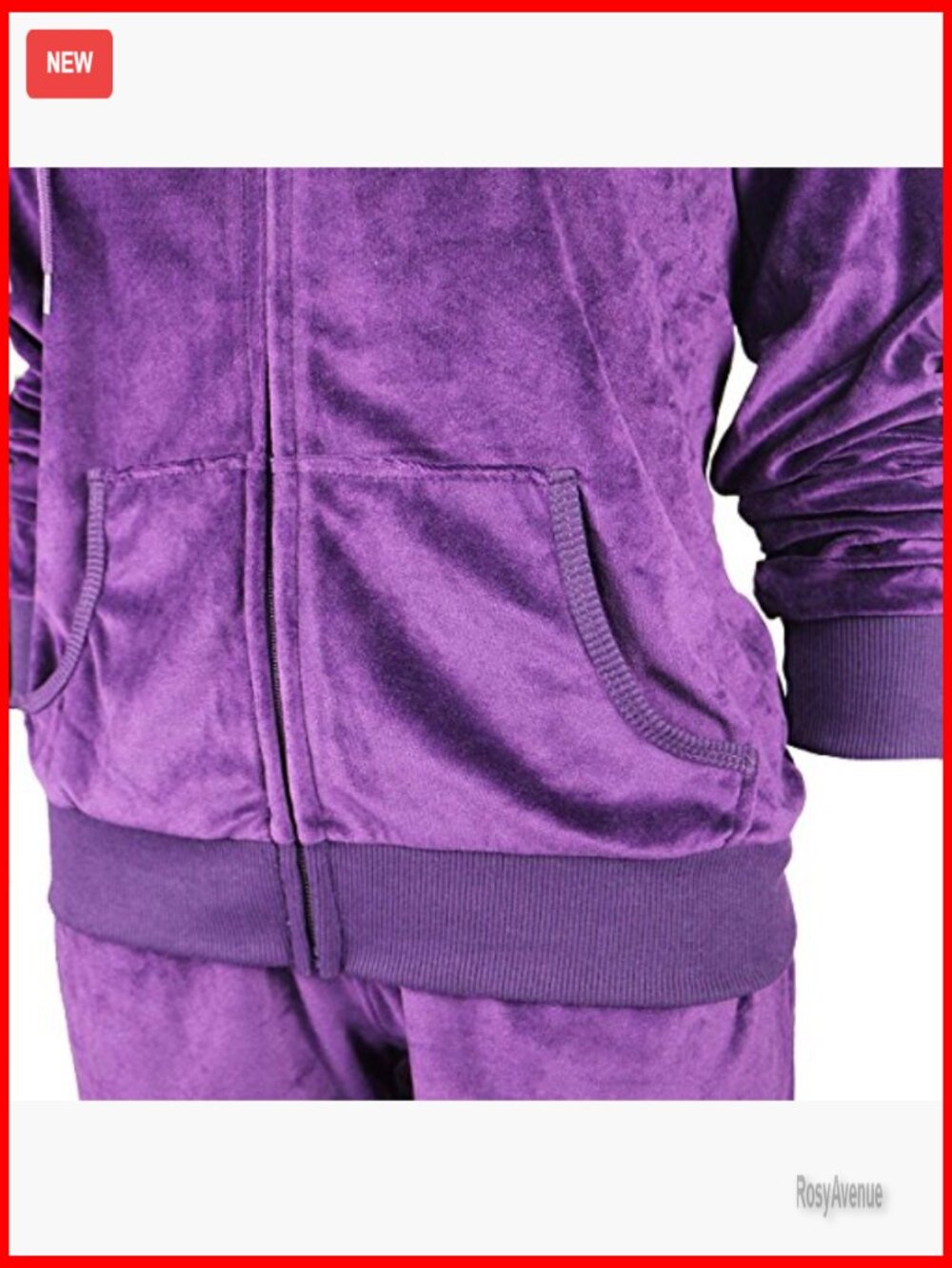 Women's Tracksuit Set 2 Piece Sweatsuit Velour Lounge Jogging Suit - Picture 6 of 7